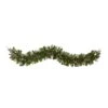 6 Ft. Pre-Lit Snow Tipped Artificial Christmas Garland With 50 Warm White LED Lights And Berries -Christmas Gift Shop nearly natural christmas garland 4464 64 1000