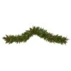 6 Ft. Pre-Lit Christmas Pine Artificial Garland With 50 Warm White LED Lights And Berries -Christmas Gift Shop nearly natural christmas garland 4466 64 1000