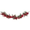 6 Ft. Holiday Artificial Hydrangea Garland -Christmas Gift Shop nearly natural christmas garland 4663 64 1000