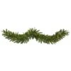 6 Ft. Battery Operated Pre-lit Green Pine Artificial Christmas Garland With 35 Clear LED Lights -Christmas Gift Shop nearly natural christmas garland w1109 64 1000