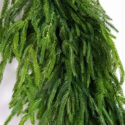8ft. Artificial Real Touch Norfolk Island Pine Garland With Natural Look -Christmas Gift Shop nearly natural christmas garland w1395 1f 1000