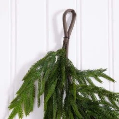 6 Ft. Artificial Real Touch Norfolk Island Pine Garland With Natural Look 10 6 Ft. Artificial Real Touch Norfolk Island Pine Garland With Natural Look -Christmas Gift Shop nearly natural christmas garland w1398 1f 1000