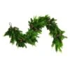 6 Ft. Artificial Mixed Pine And Norfolk Garland With Pinecones 1 6 Ft. Artificial Mixed Pine And Norfolk Garland With Pinecones -Christmas Gift Shop nearly natural christmas garland w1399 64 1000