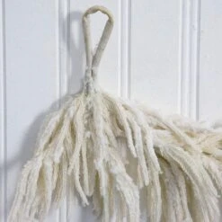 5 Ft. Artificial Real Touch White Norfolk Island Pine Garland With Natural Look 12 5 Ft. Artificial Real Touch White Norfolk Island Pine Garland With Natural Look -Christmas Gift Shop nearly natural christmas garland w1404 1f 1000