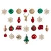 Holiday Deluxe 3.5 In. Multicolor Shatterproof Assorted Ornaments (25-Pack) -Christmas Gift Shop nearly natural christmas ornament sets d1046 64 1000