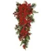 30 In. Tear Drop Artificial Poinsettia 1 30 In. Tear Drop Artificial Poinsettia -Christmas Gift Shop nearly natural christmas swag 4656 64 1000