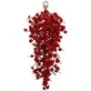 28in. Plum Blossom Teardrop Artificial Christmas Swag -Christmas Gift Shop nearly natural christmas swag 4883 64 1000