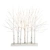 2 Ft. Pre-Lit Artificial White Birch Centerpiece With 84-LED Lights