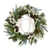 24 In. Unlit Christmas Joy Greenery Holiday Artificial Wreath 2 24 In. Unlit Christmas Joy Greenery Holiday Artificial Wreath -Christmas Gift Shop nearly natural christmas wreaths w1263 64 1000
