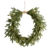 24 In. Prelit Holiday Pine Artificial Christmas Wreath Cascading -Christmas Gift Shop nearly natural christmas wreaths w1317 64 1000