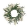 24 In. Artificial Balsam Fir Pine And Pampas Wreath With 50-Color Changing LED Lights -Christmas Gift Shop nearly natural christmas wreaths w1405 64 1000