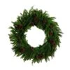 30 In. Artificial Norfolk Mixed Pine Wreath With Pinecones -Christmas Gift Shop nearly natural christmas wreaths w1406 64 1000