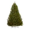 6 Ft. Pre-lit Cambridge Spruce Flat Back Artificial Christmas Tree With 350 Warm White Multifunction LED Lights -Christmas Gift Shop nearly natural pre lit christmas trees t1438 64 1000