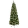 6.5 Ft. Pre-lit Cashmere Slim Artificial Christmas Tree With 350 Warm White Lights -Christmas Gift Shop nearly natural pre lit christmas trees t1445 64 1000