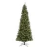 10 Ft. Pre-lit Cashmere Slim Artificial Christmas Tree With 750 Warm White Lights 1 10 Ft. Pre-lit Cashmere Slim Artificial Christmas Tree With 750 Warm White Lights -Christmas Gift Shop nearly natural pre lit christmas trees t1447 64 1000