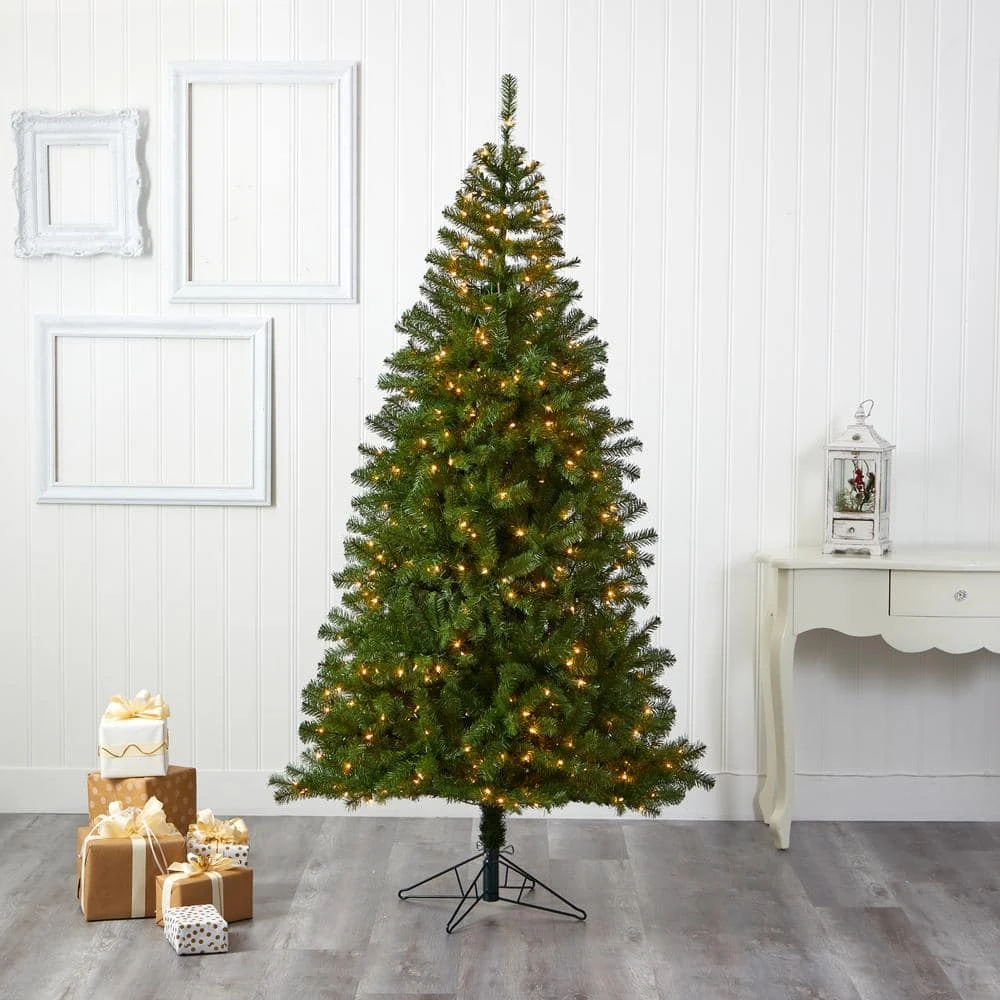 7 Ft. Pre-Lit Springfield Artificial Christmas Tree With 400 Warm Clear Lights 9 7 Ft. Pre-Lit Springfield Artificial Christmas Tree With 400 Warm Clear Lights - Image 7