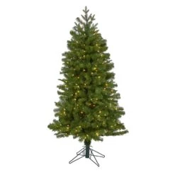 5 Ft. Pre-Lit Vancouver Spruce Artificial Christmas Tree With 200 Warm White Lights