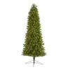 8 Ft. Pre-lit Slim Virginia Spruce Artificial Christmas Tree With 600 Warm White Multifunction LED Lights