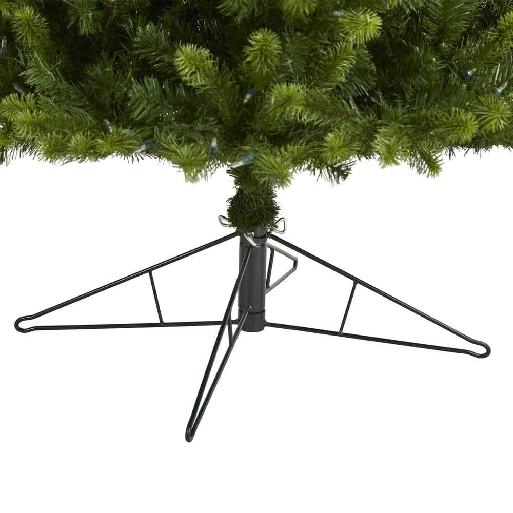 9 Ft. Pre-lit Slim Virginia Spruce Artificial Christmas Tree With 750 Warm White Multi-Function LED Lights 7 9 Ft. Pre-lit Slim Virginia Spruce Artificial Christmas Tree With 750 Warm White Multi-Function LED Lights - Image 5