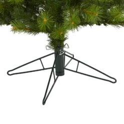 6.5 Ft. Pre-Lit Green Valley Pine Artificial Christmas Tree With 300 Warm White LED Lights -Christmas Gift Shop nearly natural pre lit christmas trees t1598 1f 1000