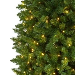 10 Ft. Pre-Lit Slim Green Mountain Pine Artificial Christmas Tree With 800 Clear LED Lights 13 10 Ft. Pre-Lit Slim Green Mountain Pine Artificial Christmas Tree With 800 Clear LED Lights -Christmas Gift Shop nearly natural pre lit christmas trees t1606 4f 1000