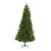 7.5 Ft. Pre-Lit Green Valley Fir Artificial Christmas Tree With 500 Clear LED Lights -Christmas Gift Shop nearly natural pre lit christmas trees t1608 64 1000