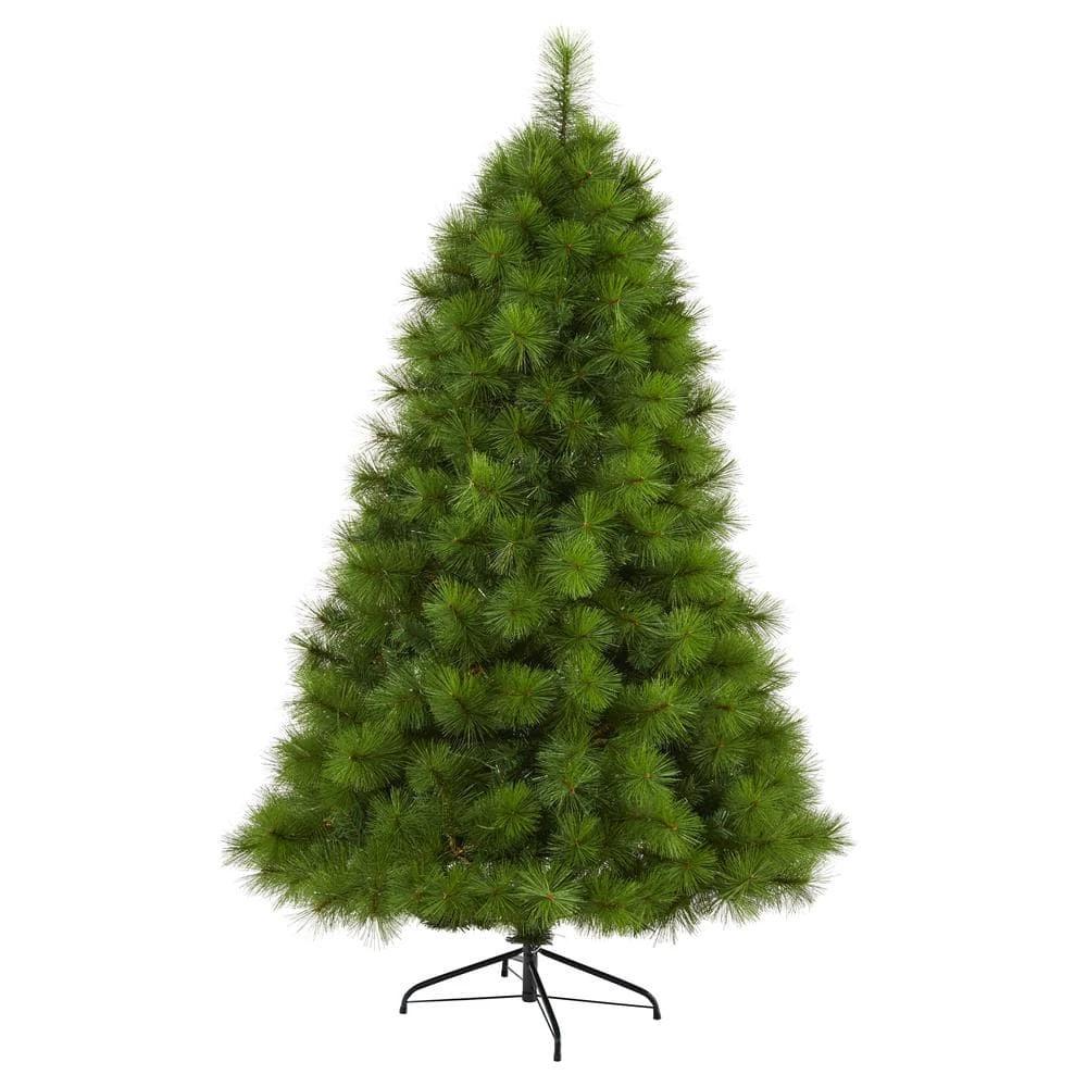6 Ft. Green Pre-Lit Scotch Pine Artificial Christmas Tree With 300 Clear LED Lights 3 6 Ft. Green Pre-Lit Scotch Pine Artificial Christmas Tree With 300 Clear LED Lights