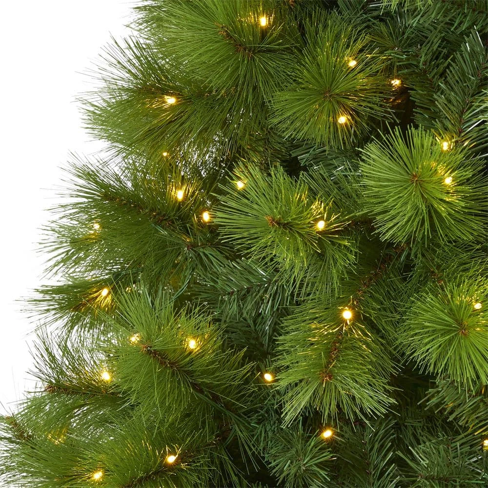 7.5 Ft. Green Pre-Lit Scotch Pine Artificial Christmas Tree With 550 Clear LED Lights 5 7.5 Ft. Green Pre-Lit Scotch Pine Artificial Christmas Tree With 550 Clear LED Lights - Image 3