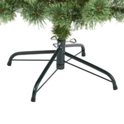 5 Ft. Pre-Lit White Mountain Pine Artificial Christmas Tree With 200 Clear LED Lights And Pine Cones 14 5 Ft. Pre-Lit White Mountain Pine Artificial Christmas Tree With 200 Clear LED Lights And Pine Cones -Christmas Gift Shop nearly natural pre lit christmas trees t1640 1f 1000