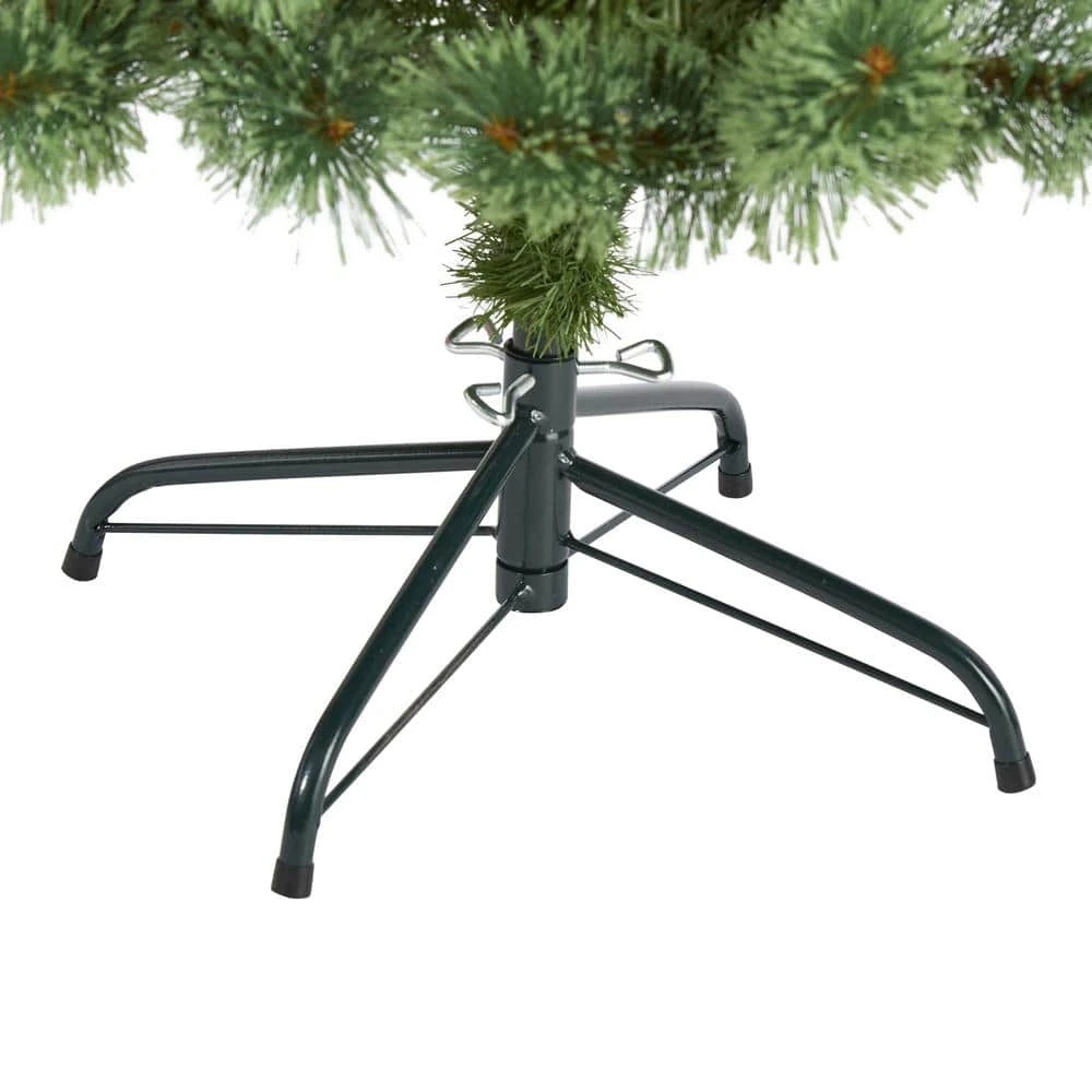 5 Ft. Pre-Lit White Mountain Pine Artificial Christmas Tree With 200 Clear LED Lights And Pine Cones 7 5 Ft. Pre-Lit White Mountain Pine Artificial Christmas Tree With 200 Clear LED Lights And Pine Cones - Image 5