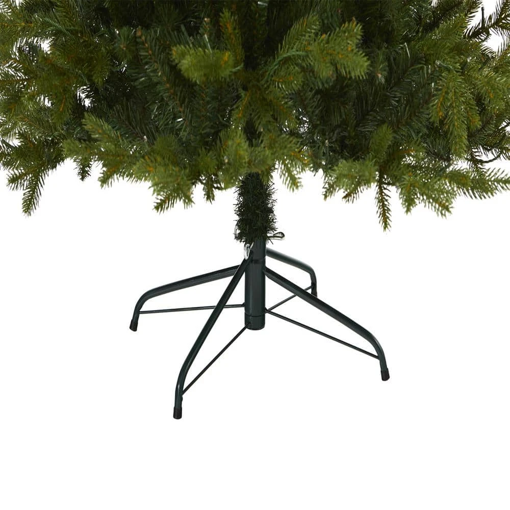 7 Ft. Pre-Lit Belgium Fir Natural Look Artificial Christmas Tree With 500 Clear LED Lights 7 7 Ft. Pre-Lit Belgium Fir Natural Look Artificial Christmas Tree With 500 Clear LED Lights - Image 5