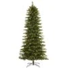 9 Ft. Pre-Lit Belgium Fir Natural Look Artificial Christmas Tree With 800 Clear LED Lights -Christmas Gift Shop nearly natural pre lit christmas trees t1649 64 1000