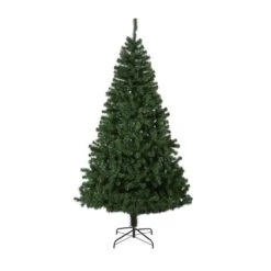 7.5 Ft. Pre-Lit Northern Tip Pine Artificial Christmas Tree With 400 Clear LED Lights -Christmas Gift Shop nearly natural pre lit christmas trees t1719 4f 1000