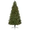 7.5 Ft. Pre-Lit Rocky Mountain Spruce Artificial Christmas Tree With Pine Cones And 400 Clear LED Lights -Christmas Gift Shop nearly natural pre lit christmas trees t1777 64 1000