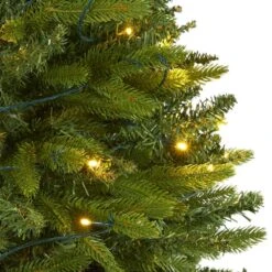 5 Ft. Pre-Lit Sun Valley Fir Artificial Christmas Tree With 200 Clear LED Lights 11 5 Ft. Pre-Lit Sun Valley Fir Artificial Christmas Tree With 200 Clear LED Lights -Christmas Gift Shop nearly natural pre lit christmas trees t1784 4f 1000