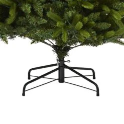 7 Ft. Pre-Lit Sun Valley Fir Artificial Christmas Tree With 450 LED Lights -Christmas Gift Shop nearly natural pre lit christmas trees t1786 fa 1000