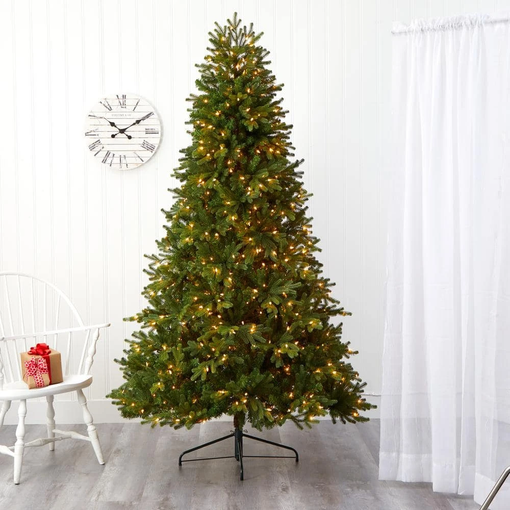 7.5 Ft. Pre-Lit Washington Fir Artificial Christmas Tree With 600 Clear Lights 12 7.5 Ft. Pre-Lit Washington Fir Artificial Christmas Tree With 600 Clear Lights - Image 10