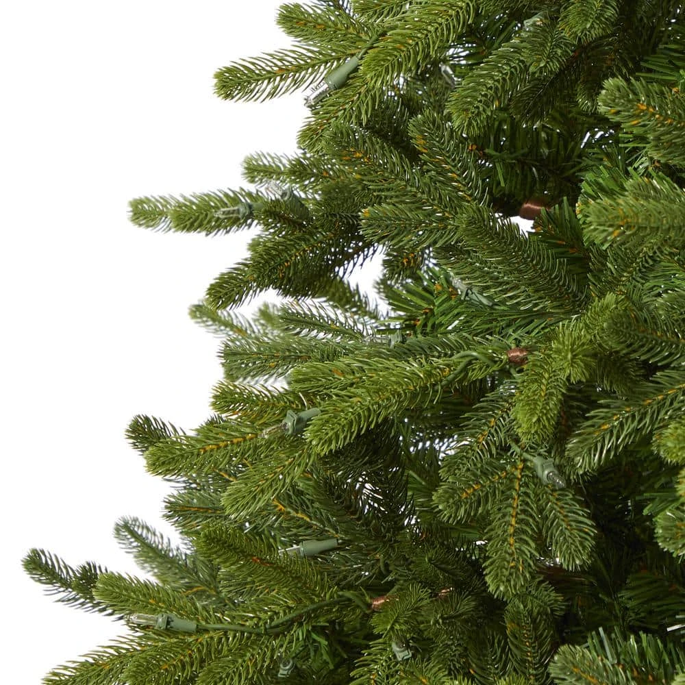 7.5 Ft. Pre-Lit Washington Fir Artificial Christmas Tree With 600 Clear Lights 9 7.5 Ft. Pre-Lit Washington Fir Artificial Christmas Tree With 600 Clear Lights - Image 7