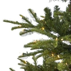 6 Ft. Layered Washington Spruce Artificial Christmas Tree With 350 Clear Lights And 705 Bendable Branches -Christmas Gift Shop nearly natural pre lit christmas trees t1883 4f 1000
