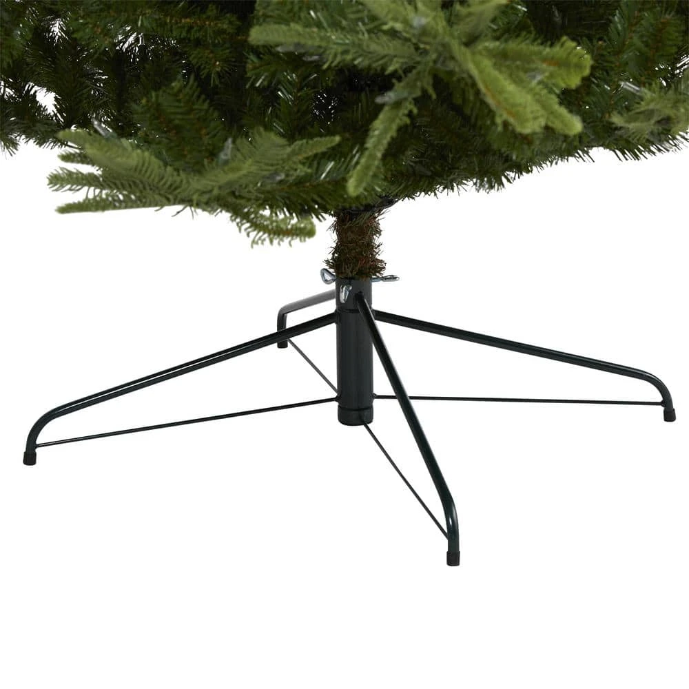 9 Ft. Pre-Lit Layered Washington Spruce Artificial Christmas Tree With 750 Clear Lights 6 9 Ft. Pre-Lit Layered Washington Spruce Artificial Christmas Tree With 750 Clear Lights - Image 4