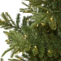 9 Ft. Pre-Lit Layered Washington Spruce Artificial Christmas Tree With 750 Clear Lights 11 9 Ft. Pre-Lit Layered Washington Spruce Artificial Christmas Tree With 750 Clear Lights -Christmas Gift Shop nearly natural pre lit christmas trees t1885 4f 1000