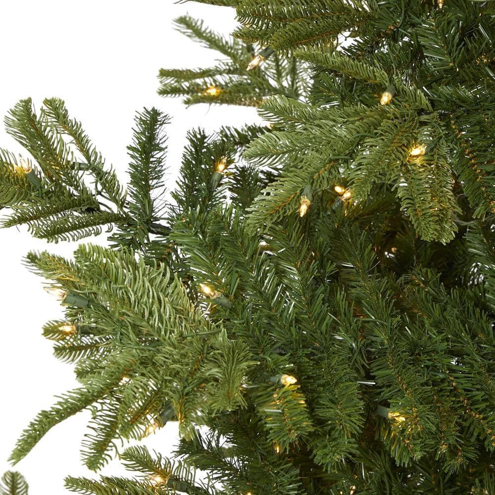 9 Ft. Pre-Lit Layered Washington Spruce Artificial Christmas Tree With 750 Clear Lights 5 9 Ft. Pre-Lit Layered Washington Spruce Artificial Christmas Tree With 750 Clear Lights - Image 3