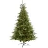 8 Ft. Pre-Lit North Carolina Spruce Artificial Christmas Tree With 650 Clear Lights -Christmas Gift Shop nearly natural pre lit christmas trees t1888 64 1000