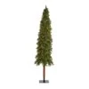8 Ft. Grand Alpine Artificial Christmas Tree With 500 Clear Lights And 1051 Bendable Branches On Natural Trunk -Christmas Gift Shop nearly natural pre lit christmas trees t1948 64 1000