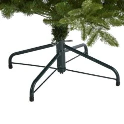 5 Ft. Pre-Lit Snowed Grand Teton Artificial Christmas Tree With 150 Clear Lights -Christmas Gift Shop nearly natural pre lit christmas trees t1967 1f 1000