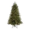 6 Ft. Pre-Lit Snowed Tipped Clermont Mixed Pine Artificial Christmas Tree With 250 Clear LED Lights, Pine Cones 1 6 Ft. Pre-Lit Snowed Tipped Clermont Mixed Pine Artificial Christmas Tree With 250 Clear LED Lights, Pine Cones -Christmas Gift Shop nearly natural pre lit christmas trees t1998 64 1000