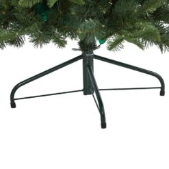 4 Ft. Green Pre-Lit LED Grand Teton Spruce Flat Back Artificial Christmas Tree With 90 Clear Lights 19 4 Ft. Green Pre-Lit LED Grand Teton Spruce Flat Back Artificial Christmas Tree With 90 Clear Lights -Christmas Gift Shop nearly natural pre lit christmas trees t1999 fa 1000