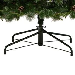 9 Ft. Snowed Tipped Clermont Mixed Pine Artificial Christmas Tree W/900 Clear Lights, Pine Cones And Bendable Branches 15 9 Ft. Snowed Tipped Clermont Mixed Pine Artificial Christmas Tree W/900 Clear Lights, Pine Cones And Bendable Branches -Christmas Gift Shop nearly natural pre lit christmas trees t3044 fa 1000