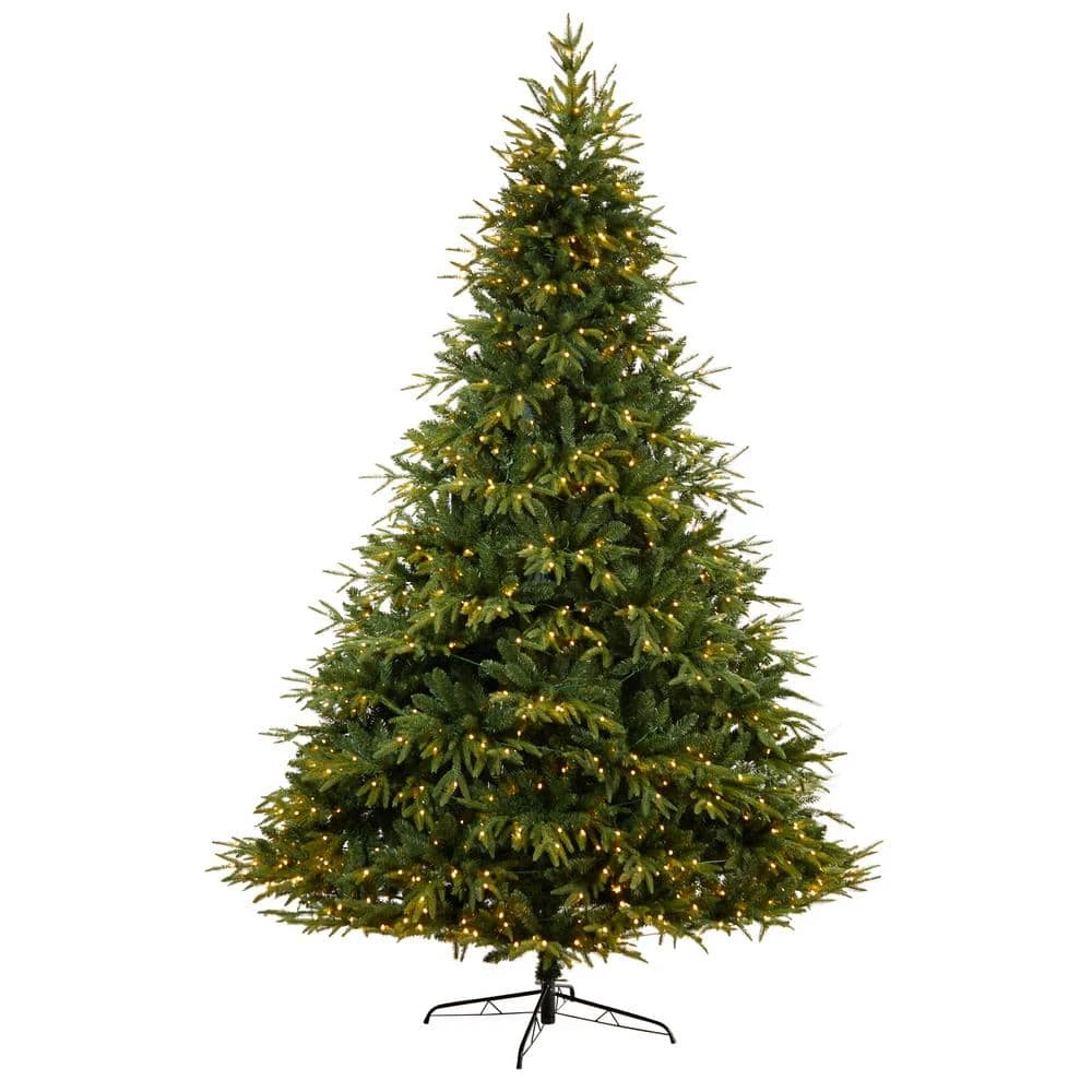 9 Ft. Colorado Mountain Fir Natural Look Artificial Christmas Tree With 900 Multi LED Lights And 4600 Bendable Branches 3 9 Ft. Colorado Mountain Fir Natural Look Artificial Christmas Tree With 900 Multi LED Lights And 4600 Bendable Branches