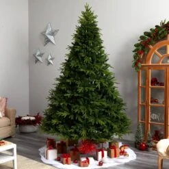 9 Ft. Colorado Mountain Fir Natural Look Artificial Christmas Tree With 900 Multi LED Lights And 4600 Bendable Branches 16 9 Ft. Colorado Mountain Fir Natural Look Artificial Christmas Tree With 900 Multi LED Lights And 4600 Bendable Branches -Christmas Gift Shop nearly natural pre lit christmas trees t3260 76 1000